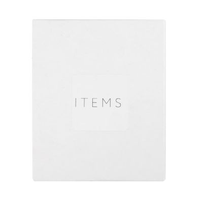 Багажная бирка  TINTED, коллекция  ITEMS, голубой-5