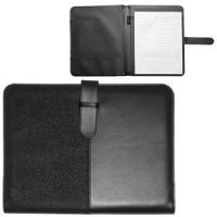 Папка А4 'Контракт' с блоком для записей, черный