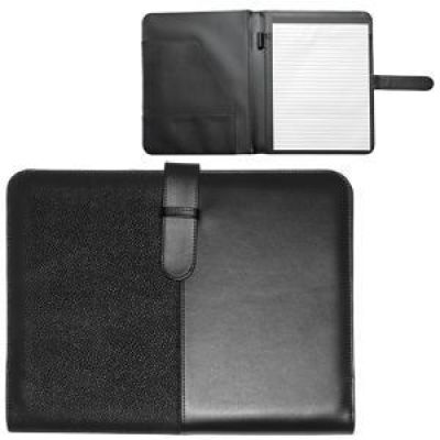 Папка А4 'Контракт' с блоком для записей, черный-0