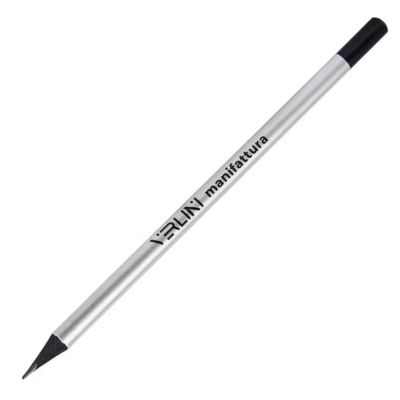 Карандаш чернографитный трехгранный IMAGE, HB, серебристый, черный-4