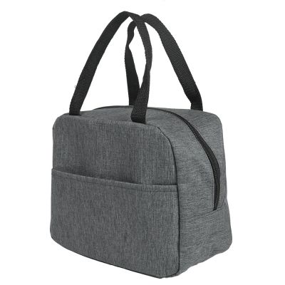 Термосумка 'EAT', серый меланж, 24 x 21 x 12 см, полиэстер 300D-1