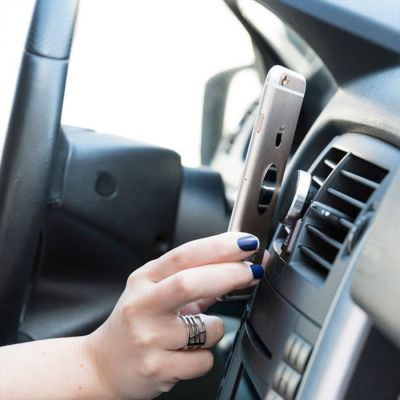 Держатель для телефона магнитный ARAGOR, серебристый-6