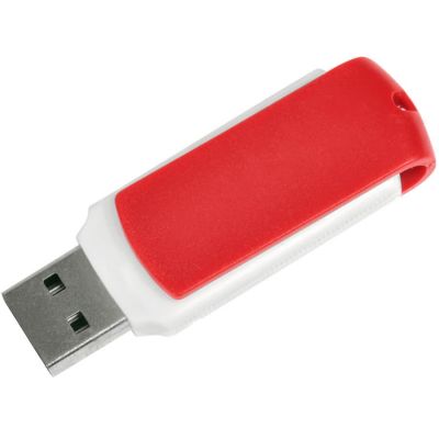 USB flash-карта 'Easy' (8Гб), белый, красный-1