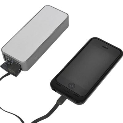 Универсальное зарядное устройство c bluetooth-стереосистемой 'Music box' (4400мАh), серый-4