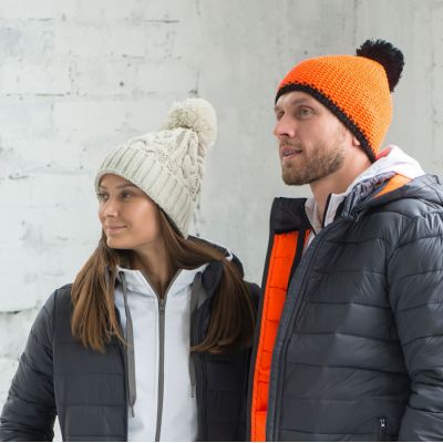 Шапка VOGUE,  черный, верх: 100% акрил, подкладка: 100% полиэстер-2