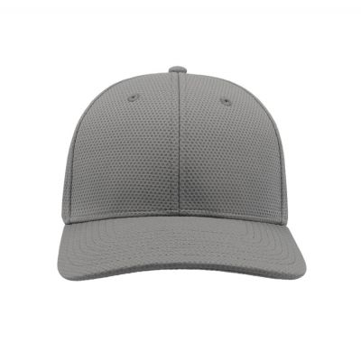 Бейсболка DYE FREE, 6 клиньев, пластиковая застежка, серый-2