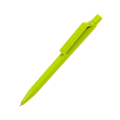 Ручка шариковая DOT, матовое покрытие, зеленое яблоко-0