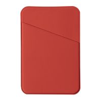 Чехол для карты на телефон, самоклеящийся 65 х 97 мм, красный, PU