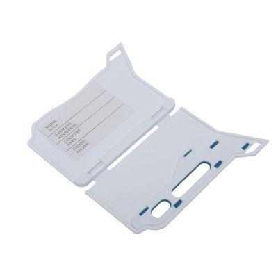 Бирка багажная 'САМОЛЕТ', ярко-красный-1