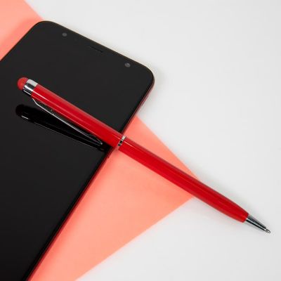 Ручка шариковая со стилусом TOUCHWRITER, желтый-1