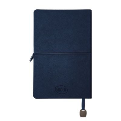 Ежедневник недатированный Fusion, А5, темно-синий, кремовый блок в линейку-7