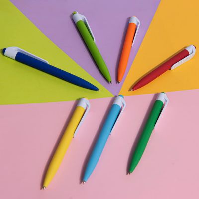 Ручка шариковая N16 soft touch, синий-1