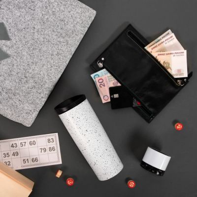 Термокружка вакуумная  SPACE, 450 мл, ярко-красный-8