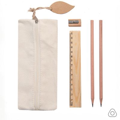 Пенал SUIT с наполнением, бежевый-2