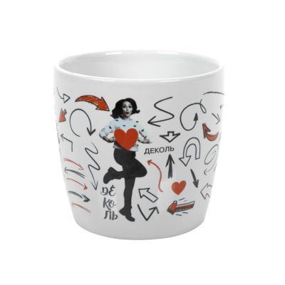 Кружка MILK ,  глянцевое покрытие, белый-2