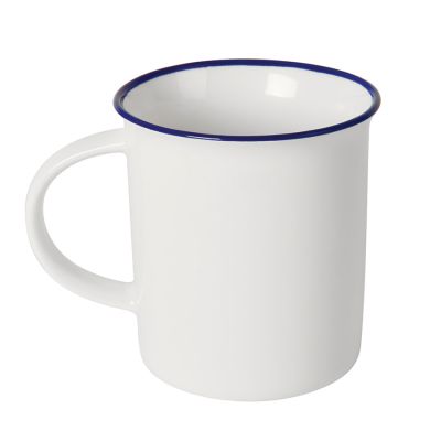 Кружка NOSTALGIE, белый, темно-синий-0