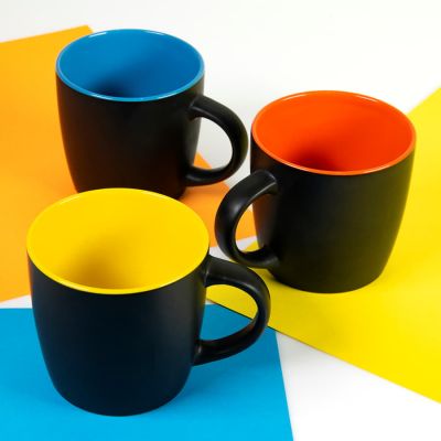 Кружка INTRO, черный, синий-6