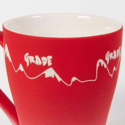 Кружка GRADE с прорезиненным покрытием, синий-9