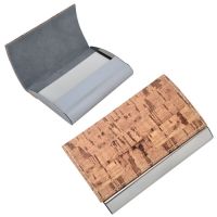 Визитница 'Nature' с магнитной застежкой, коричневый