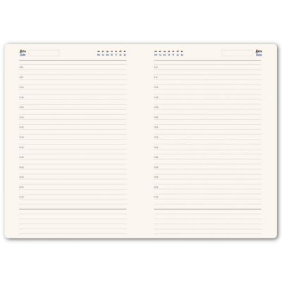 Ежедневник недатированный Spirit , формат А5, в линейку, красный-7