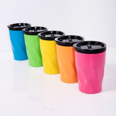 Термокружка NEON, 350мл, голубой-4