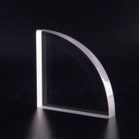 Награда SEGMENT в подарочной коробке, прямые грани матовые, дуга с фаской, 140х140х25 мм, акрил, прозрачный