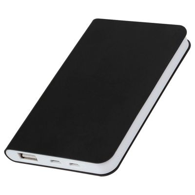 Универсальный аккумулятор 'Softi' (5000mAh),черный, 7,5х12,1х1,1см, искусственная кожа,пласти-0