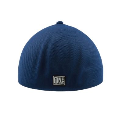 Бейсболка CAP ONE,  без панелей, швов и застежки, темно-синий-3