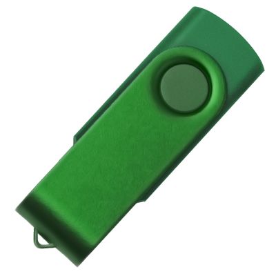 USB flash-карта DOT (16Гб), зеленый, 5,8х2х1,1см, пластик, металл-0