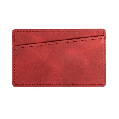 Чехол для карт/картхолдер Luma, с 2 отделениями, красный-0