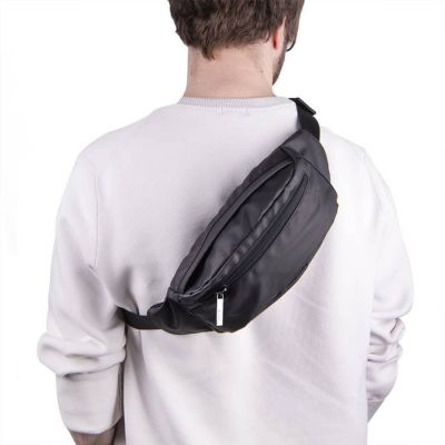 Сумка на пояс SIN, черный, 37х13х8 см, 100% полиэстер-7
