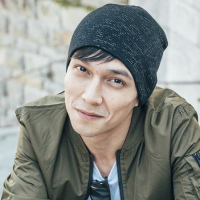 Шапка вязаная SHINE светоотражающая из материала rPET/рециклированного полиэстера, темно-синий-1