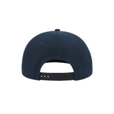 Бейсболка SNAP BACK, 6 клиньев, пластиковая застежка, синий, красный-5
