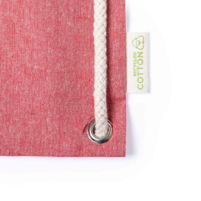 Сумка-рюкзак FENIN из переработанного хлопка, черный-4