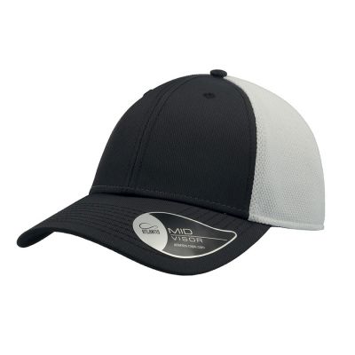 Бейсболка CAMPUS, 6 клиньев, застежка на липучке, черный-0