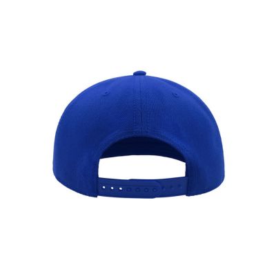 Бейсболка SNAP BACK, 6 клиньев, пластиковая застежка, синий-5