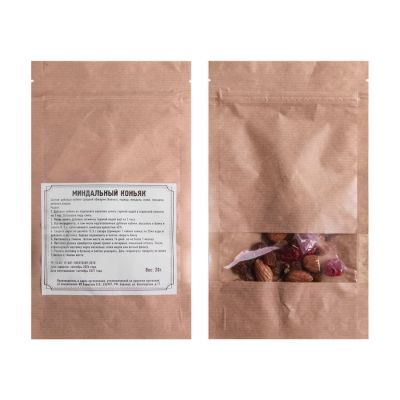 Набор 'Сам себе сомелье' для приготовления  авторских напитков Коньяк по-латгальски, Миндальный  коньяк, Вишня на коньяке, бежевый, коньяки-6