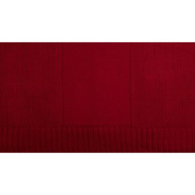 Плед ELSKER MAXI, красный, шерсть 30%, акрил 70%, 180*200 см-1