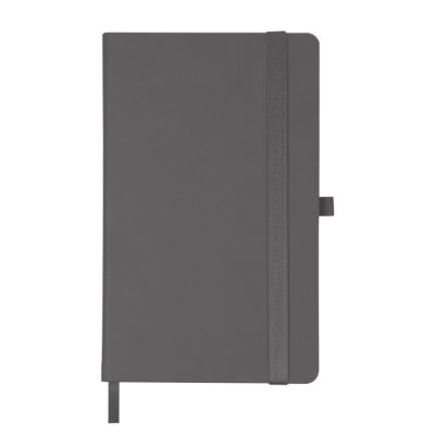 Ежедневник недатированный HAMILTON, A5, темно-серый, кремовый блок-3