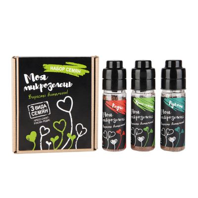 Комплект семян «Моя микрозелень» 3 шт., черный-0