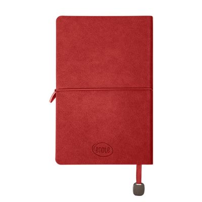 Ежедневник недатированный Fusion, А5, красный, кремовый блок в линейку-7