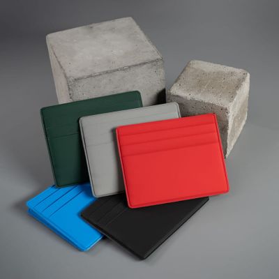 Чехол/картхолдер Simply для 6 карт с отделением для денег, красный, PU-2