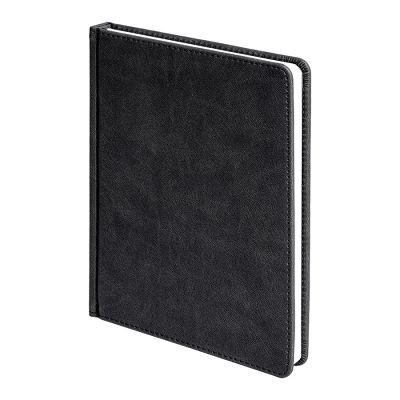 Ежедневник недатированный Bliss,  формат А5, в линейку, черный-0