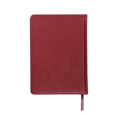 Ежедневник недатированный Campbell, формат А5,  в линейку, бордовый-2