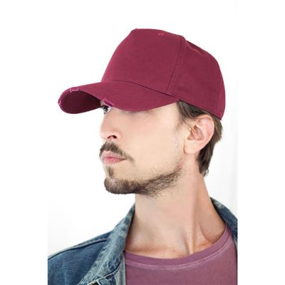 Бейсболка CARGO, 5 клиньев, металлическая застежка, серый-2