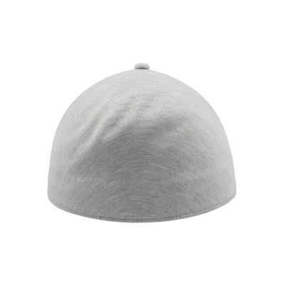 Бейсболка UNI-CAP PIQUET, без панелей и швов, без застежки, серый-4