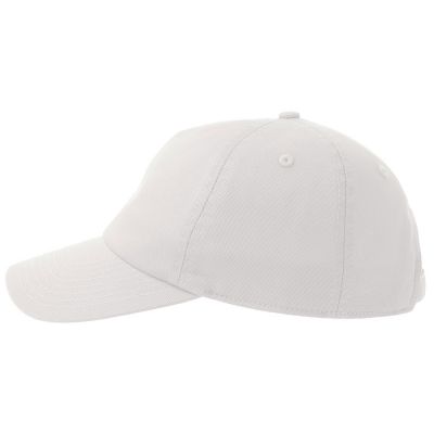 Бейсболка DAD HAT-S, 5 клиньев, металлическая застежка, белый-2