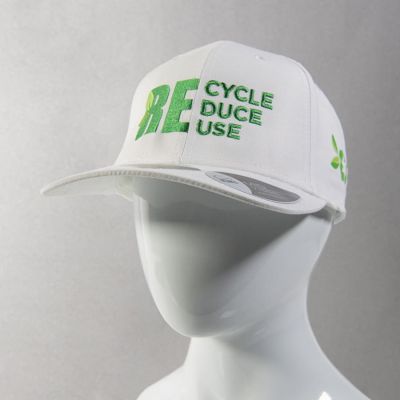 Бейсболка RECY FEEL, переработанный полиэстер, 6 клиньев, пластиковая застежка, темно-синий-2