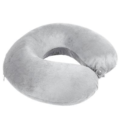 Подушка дорожная  'SOFT'; memory foam, микрофибра,серый-0