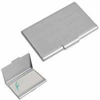 Визитница 'Браш', серебристый